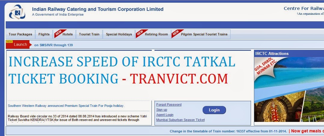 IRCTC Tatkal Ticket Booking Assistant