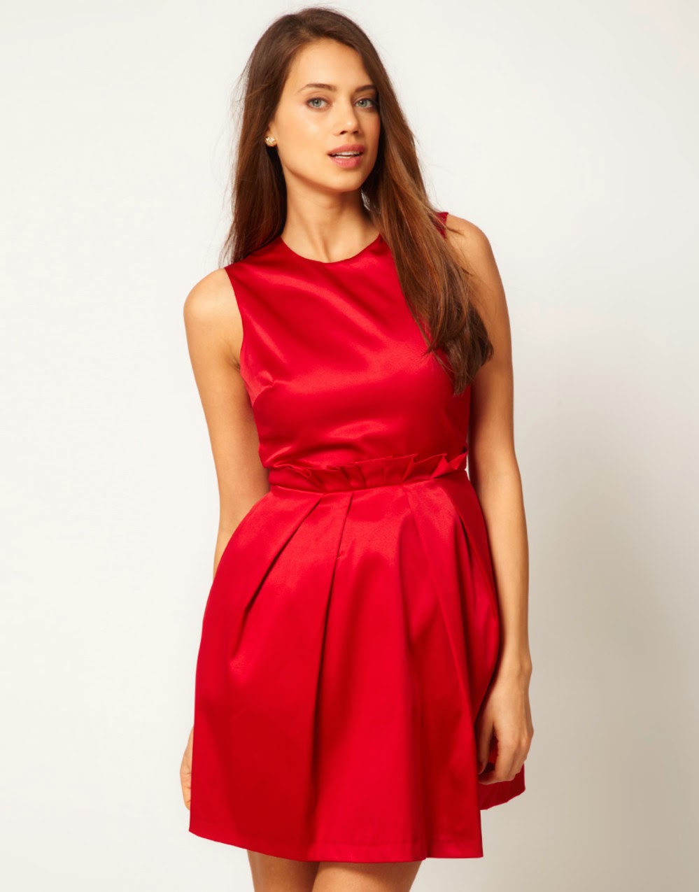 Article And Information Girls Red Dress