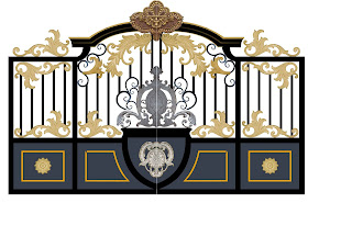 Pintu Gerbang Besi tempa Desain Pintu Gerbang Besi tempa