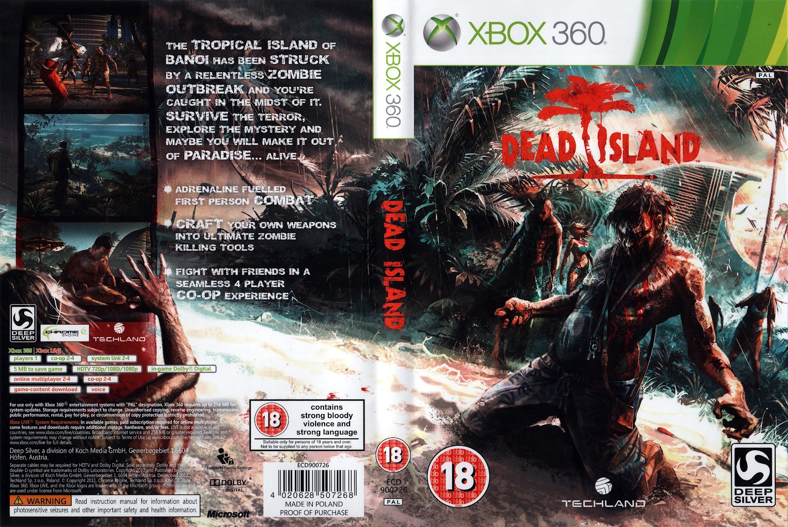Игру 360 лицензию. Escape Dead Island Xbox 360 обложка.