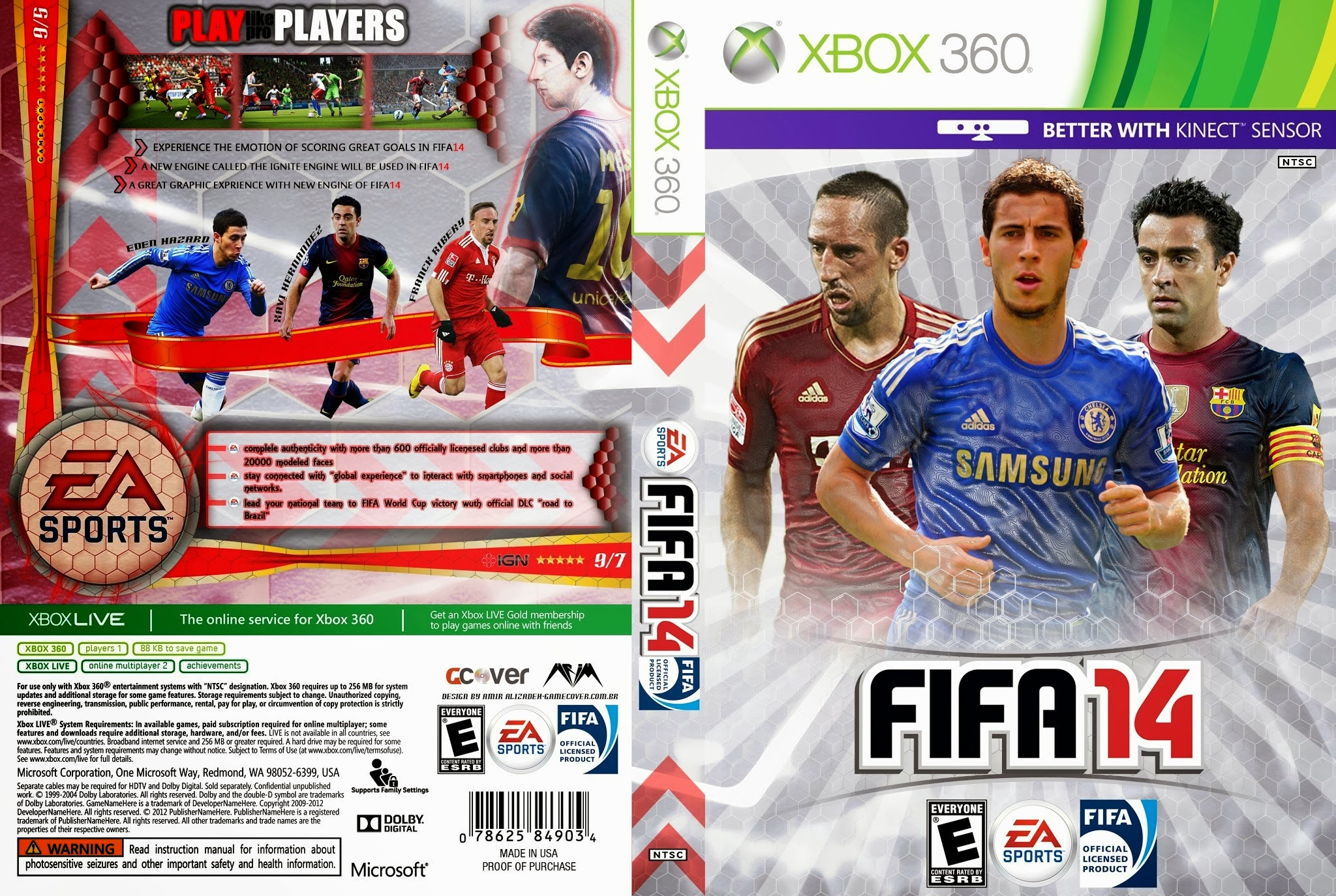 FIFA 14 Xbox 360 Ultra Capas