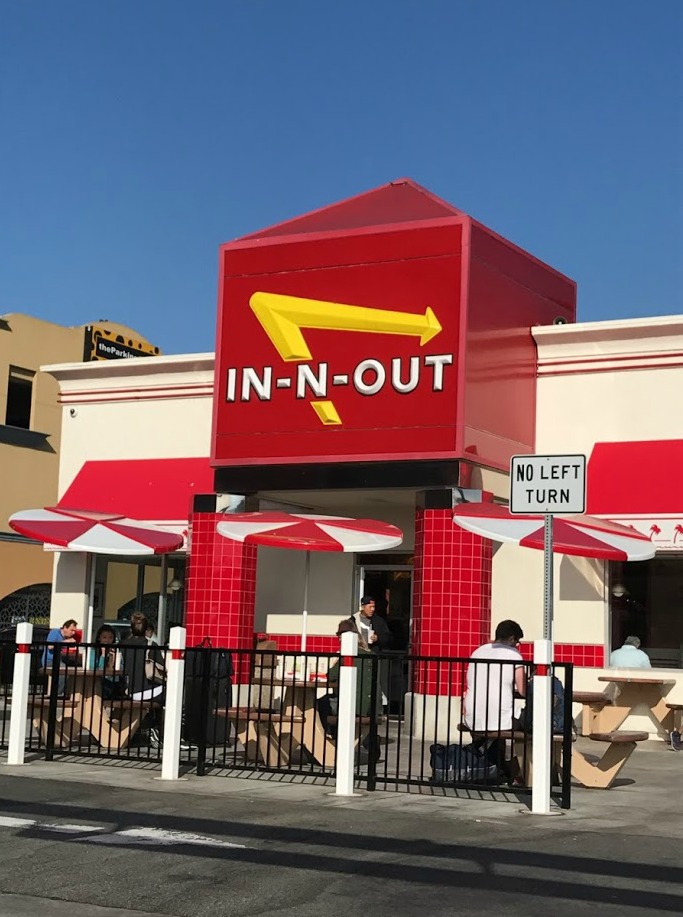 In-N-Out Burger, Los Angles Burger, Where to eat near LAX