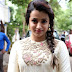 Trisha Krishnan New Tamil Film Launch Photos In White Dress