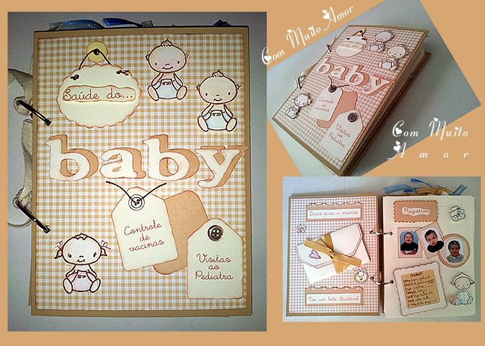Com Muito Amor Arte em Scrap Scrapbook Bebê 1 Baby