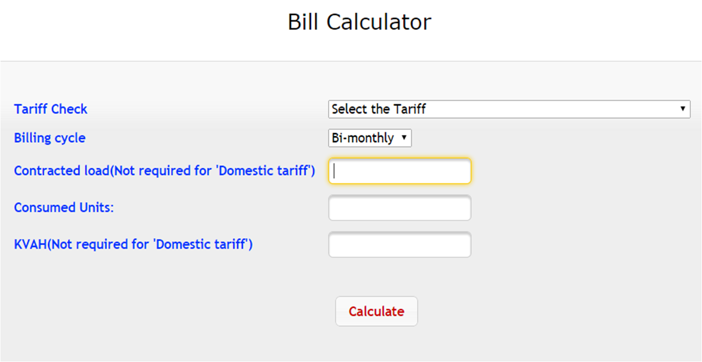 TNEB Bill Calculator image