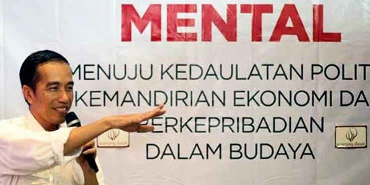 Presiden Joko Widodo sosialisasi revolusi mental.