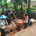 Bhabinkamtibmas Polsek Subah Pantau Pembangunan Infrastruktur Desa