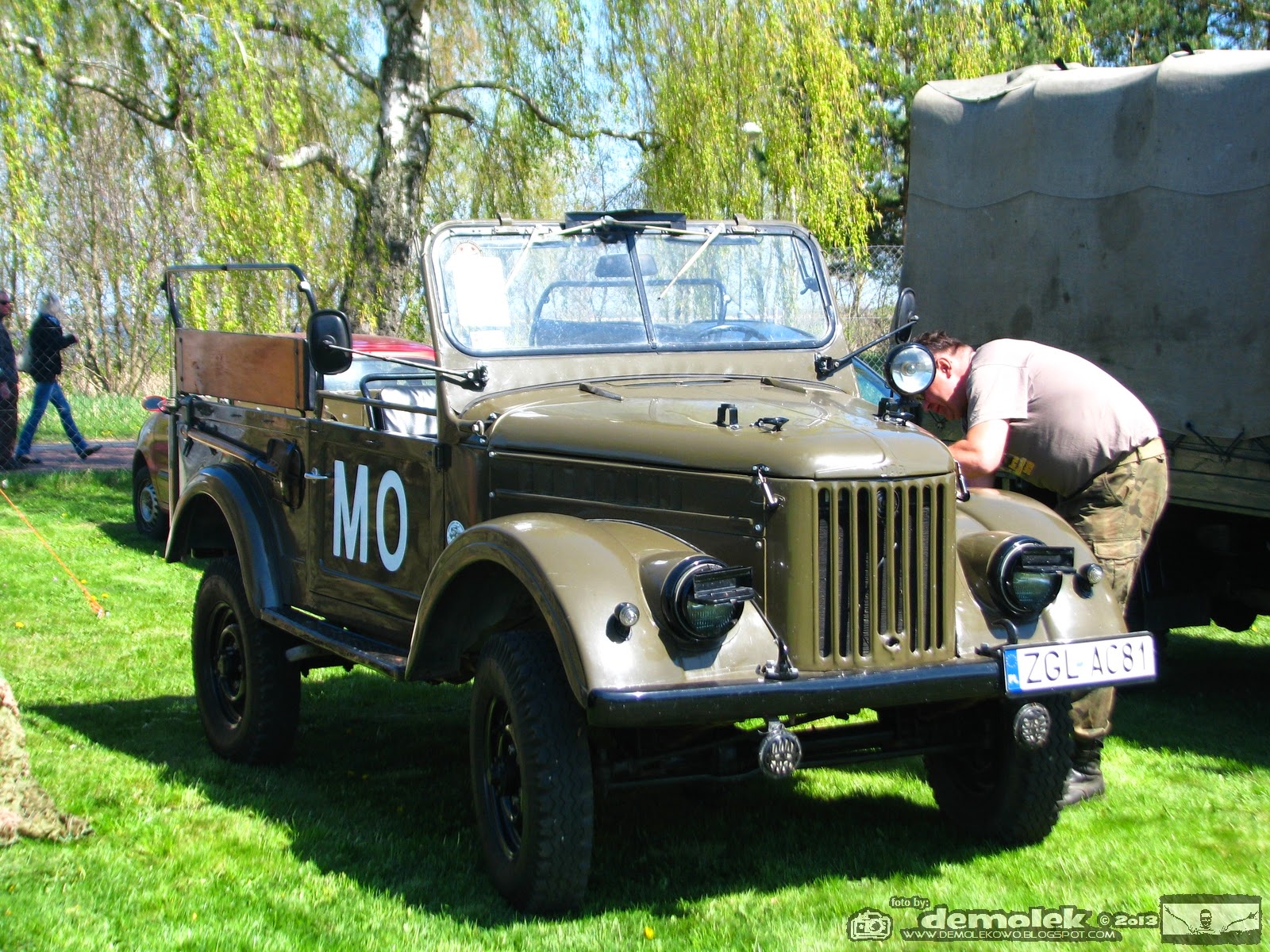 Zlot pojazdów militarnych Trzebież 2013 d3mol3k