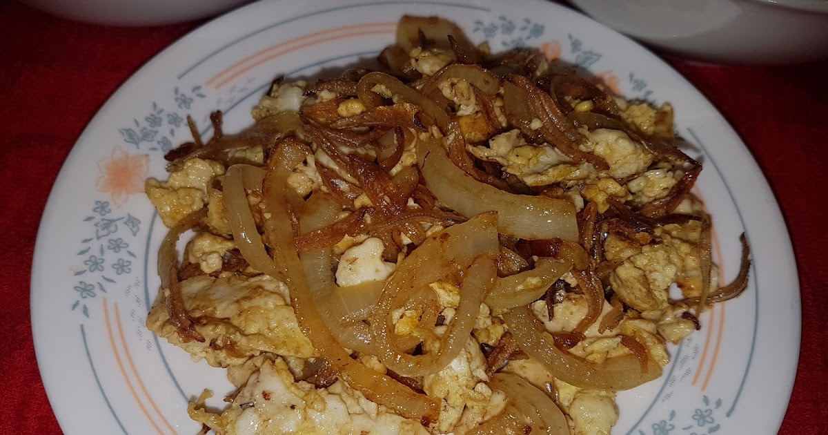 ANCHOVIES, EGG AND ONION FRY