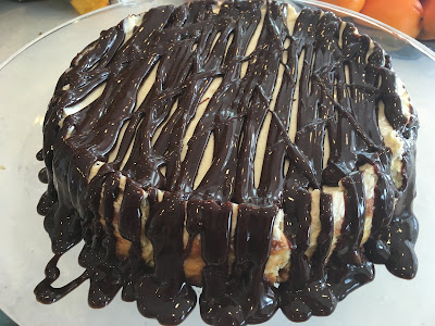 Gluten Free Chocolate Brownie Cheesecake