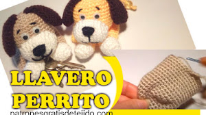 Cómo tejer llavero perro amigurumi DIY / 2 Tutoriales