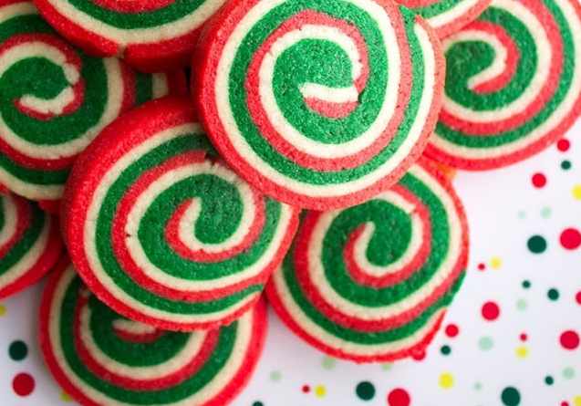 Christmas Pinwheel Cookies