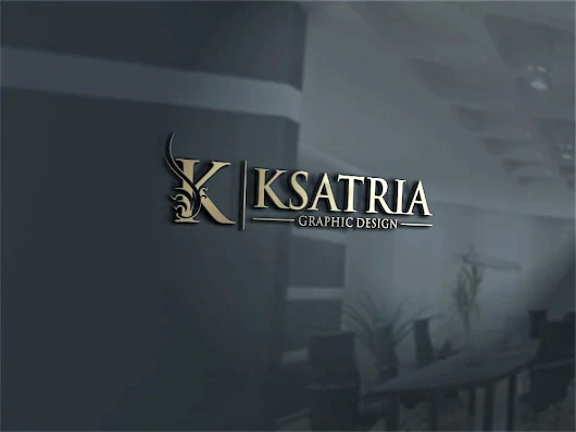 3d wall logo mockup