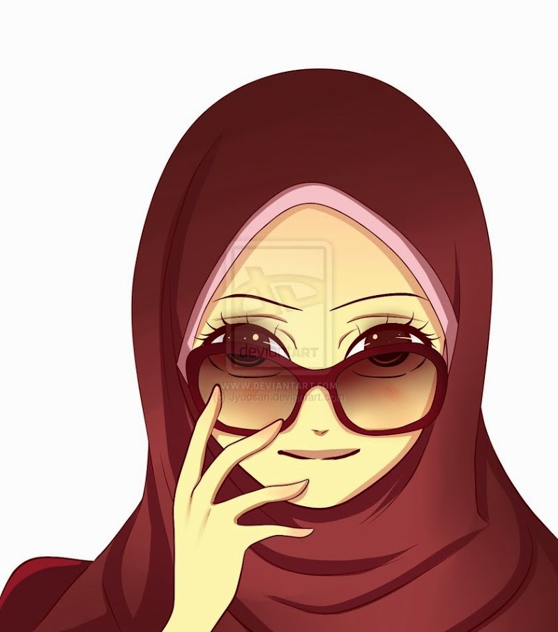 13+ Gambar Animasi Hijab Cute, Trend Masa Kini!