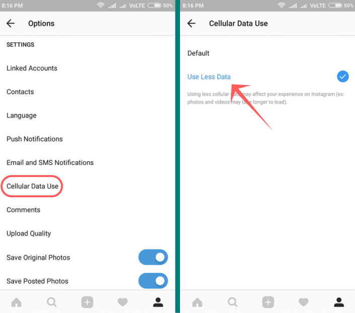 Saving Data While Using Instagram Saving Data While Using Instagram. - butterword.com