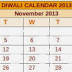When is Diwali 2013: Diwali in 2013 Date & Calendar