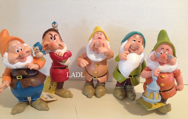 seven dwarfs garden ornaments