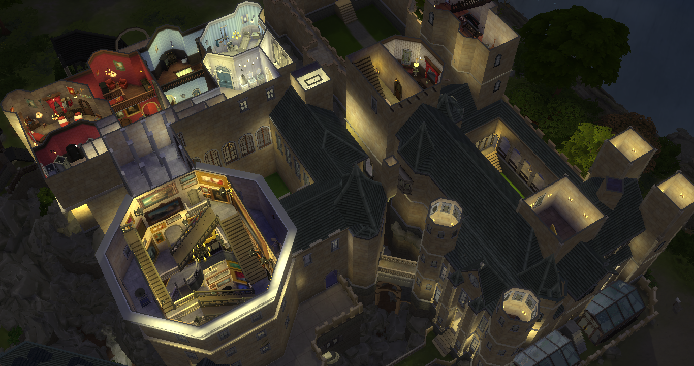 Hogwarts The Sims 4 ปราสาทฮอกวอตส์ The Sims 4