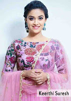 actress hot photos keerthi, pink saree photo keerthi suresh