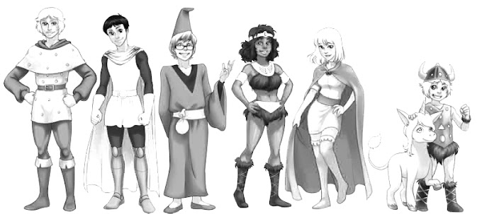 Desenhos da Caverna do Dragão para colorir, pintar, imprimir! Caverna do dragão moldes e riscos