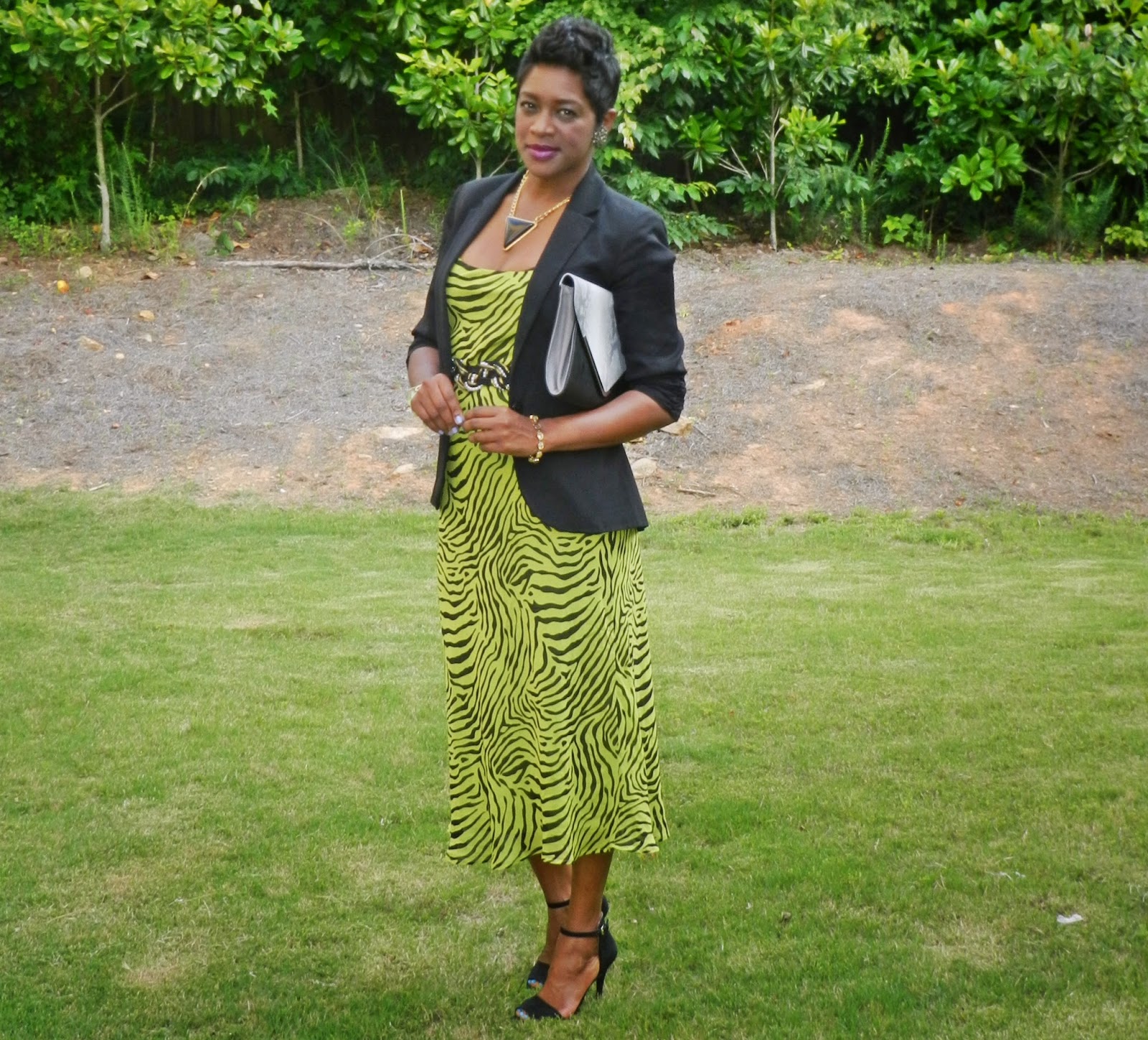 Thrifted Trends: How To Style A Blazer With A Dress | Two Stylish Kays