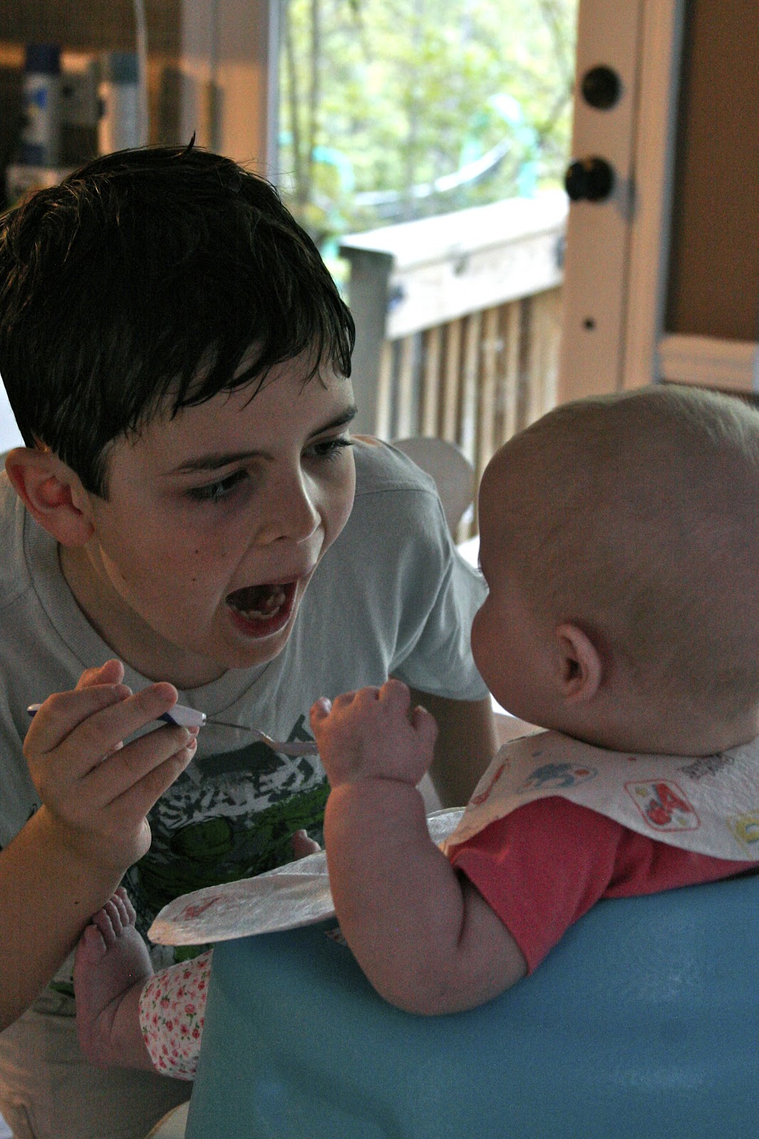 Grass Stains Amelia s Eating Solid Food grass-stains-amelia-s-eating-solid-food