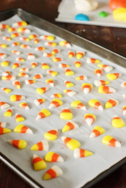 Homemade Candy Corn ~ make your very own version of this iconic Halloween candy!   www.thekitchenismyplayground.com