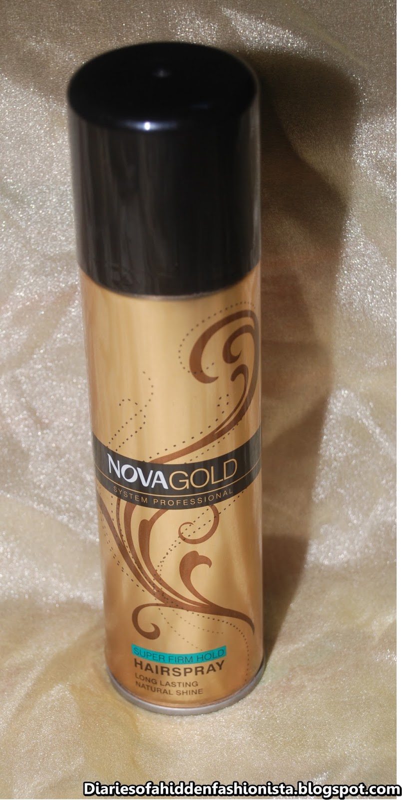 Nova Gold Super Firm Hold Hair Spray - (Review) - The Bold Lipstick