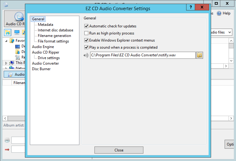 EZ CD Audio Converter 9.0.5