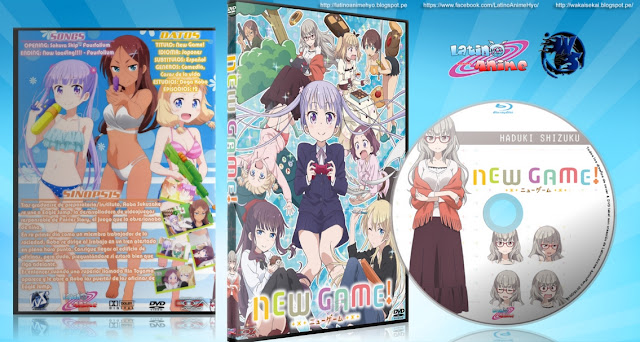 New Game 12 12 Cover Dvd Esp Eng 7p Cloud Anime Dvd Covers