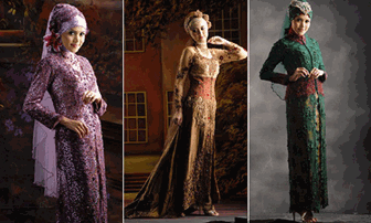 Model Busana Kebaya Brokat Untuk Wanita Berhijab