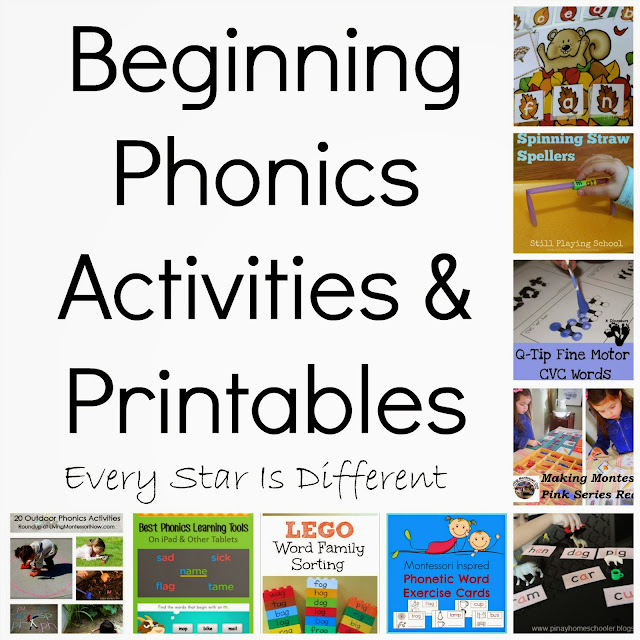 Beginning Phonics Activities and Printables