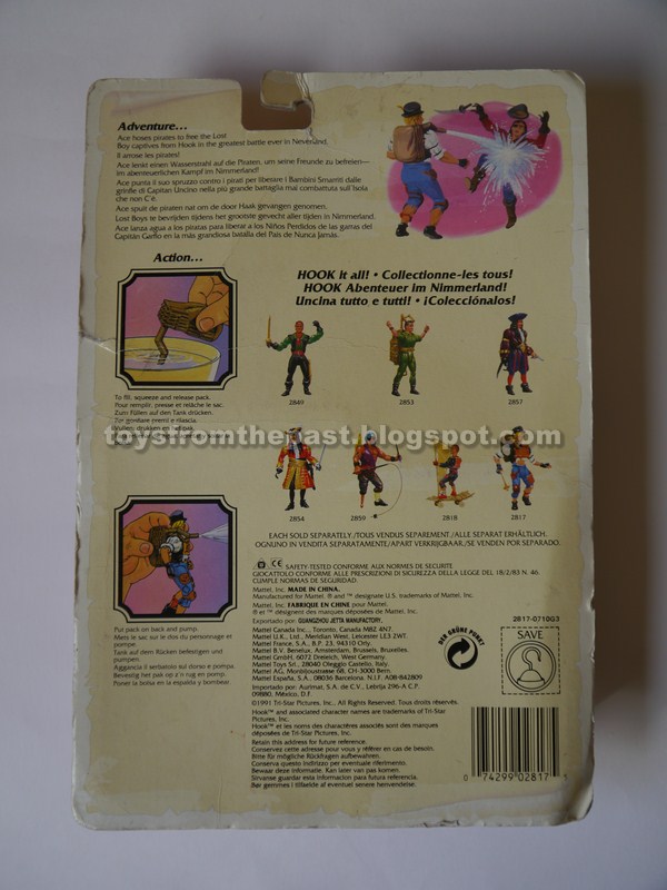 hook 1991 action figures