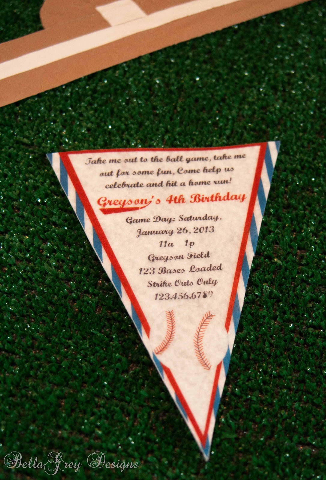 Baseball Party Ideas | BellaGrey Designs
