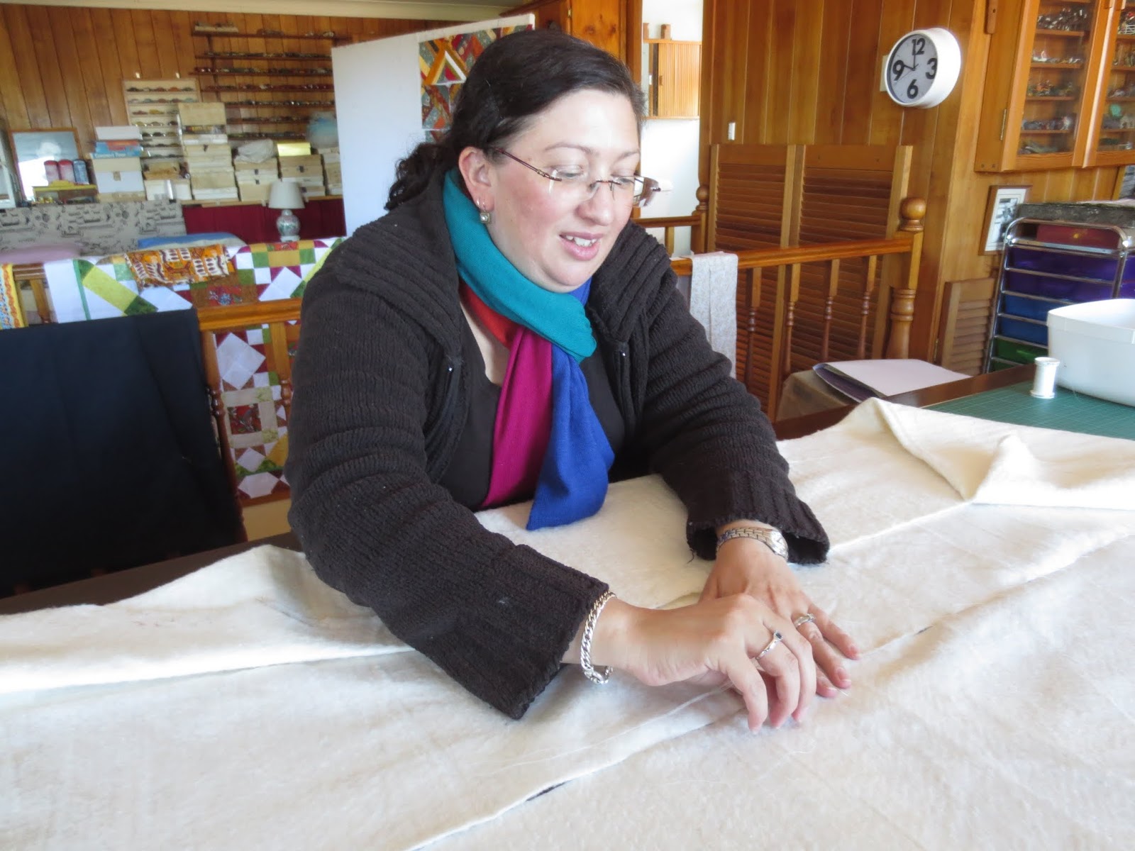 Rainbow Connection Quilters Quilting in August