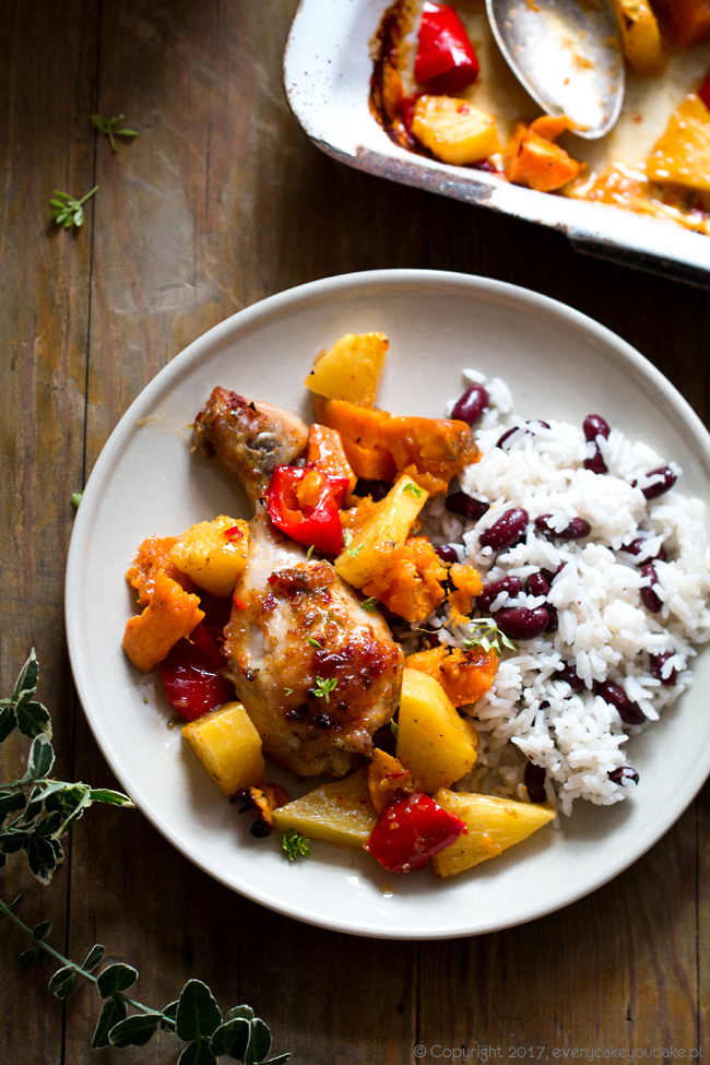Kurczak pieczony z ananasem Every Cake You Bake