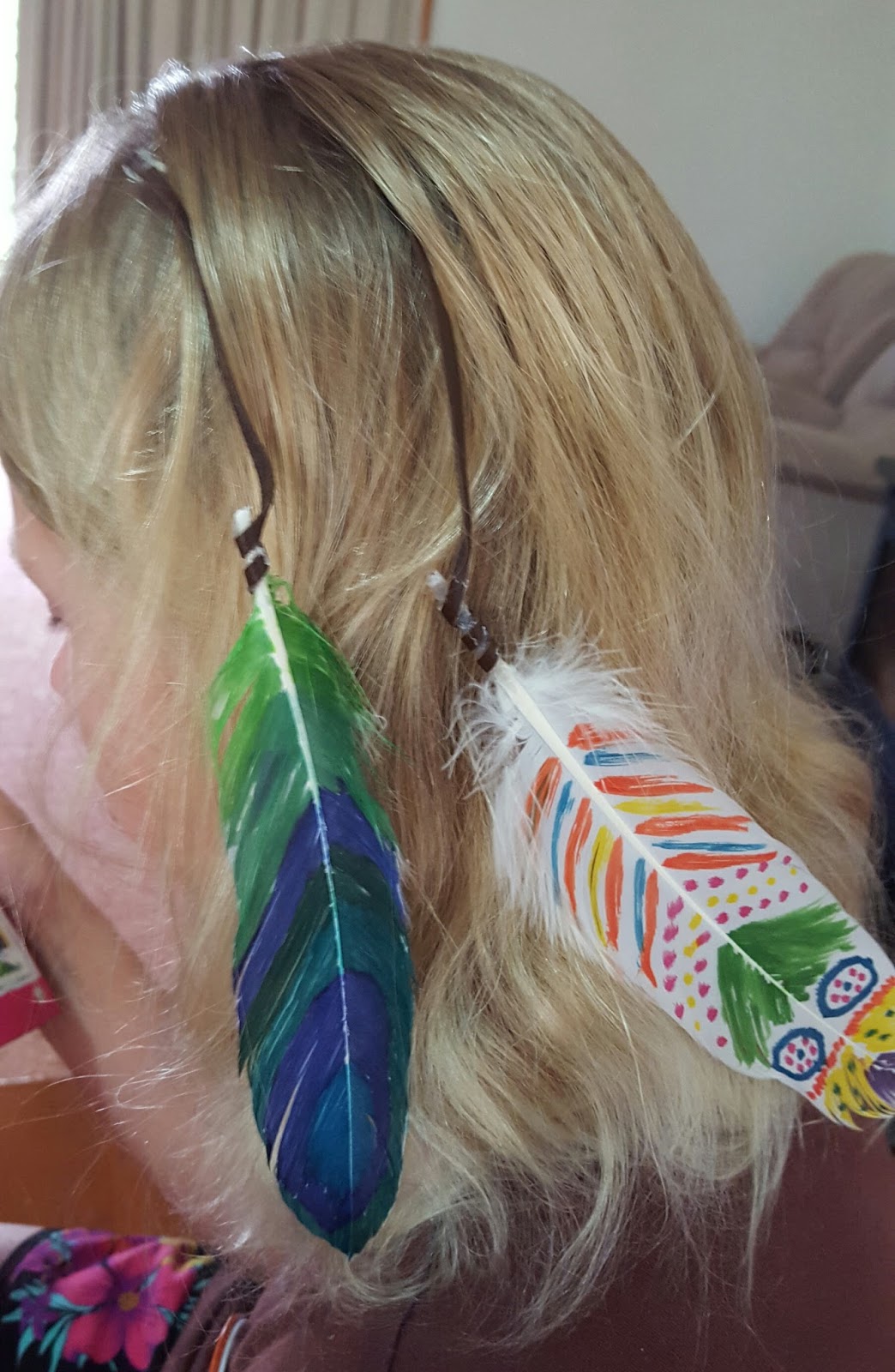 Craft SJ Inspired Feather Hair Clips