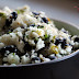 Salade de chou fleur, kale et haricots noirs à la coriandre | Cauliflower, kale, black bean and cilantro salad