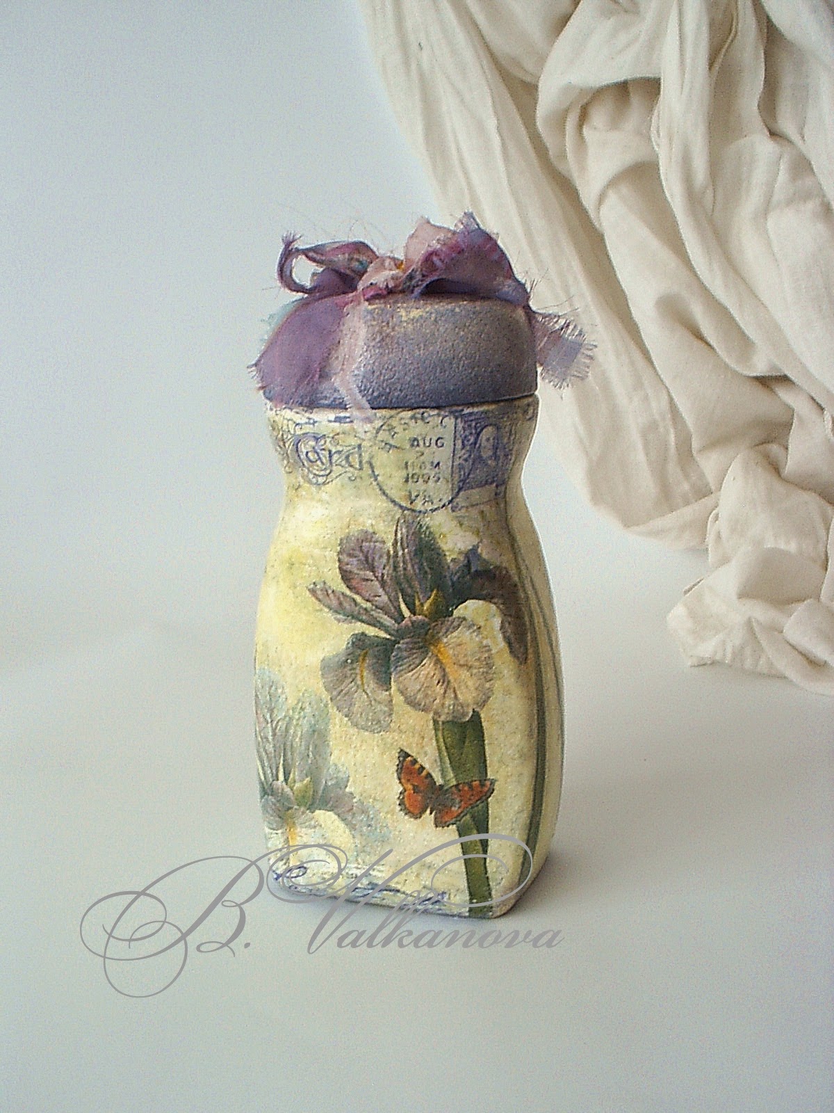 Декупаж банок из под кофе идеи шпаклевкой