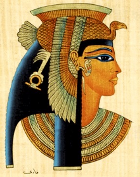 Cleopatra Imagen de Cleopatra de perfil a color