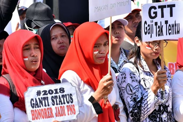 Aksi Mogok Guru di Cianjur Berlanjut Hingga Pekan Depan