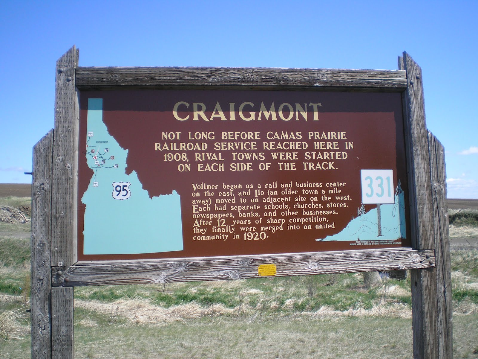 The Road Genealogist Grangeville to Lewiston, Idaho