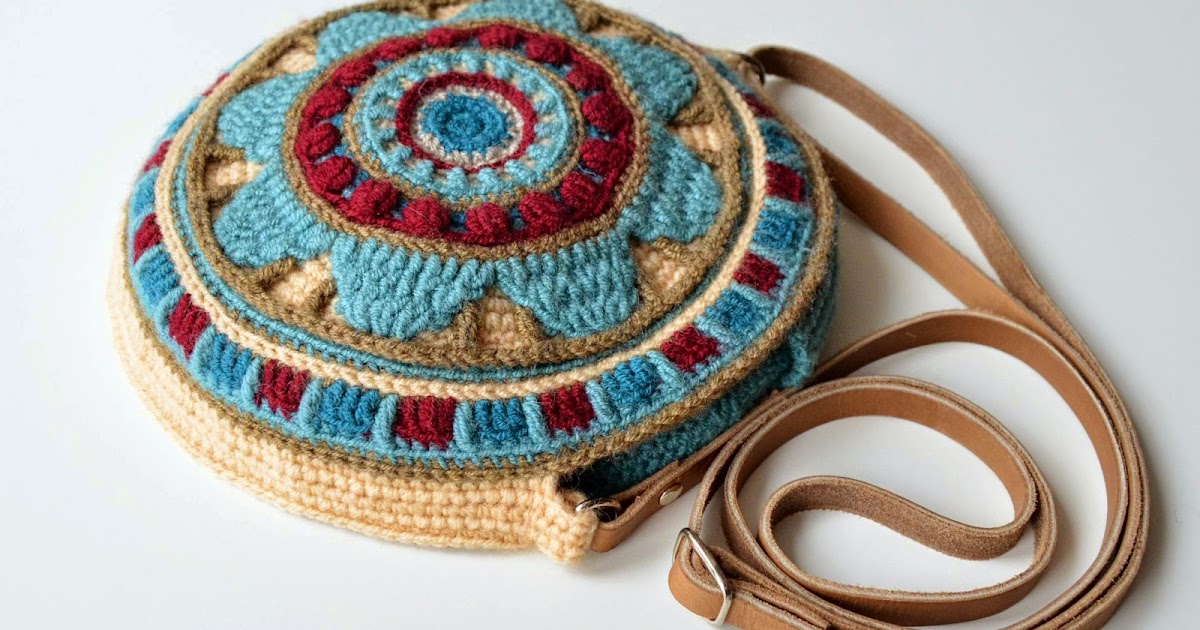 Transparent DIY Crochet Bag Heart Shape 