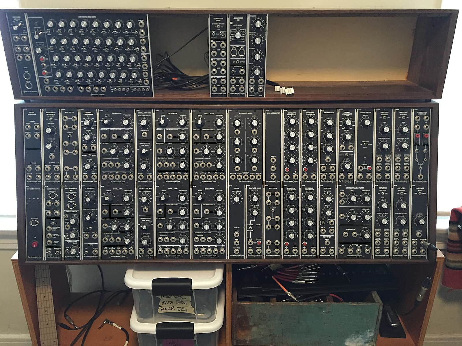 MATRIXSYNTH Multiple format Modular Synth Studio Walnut