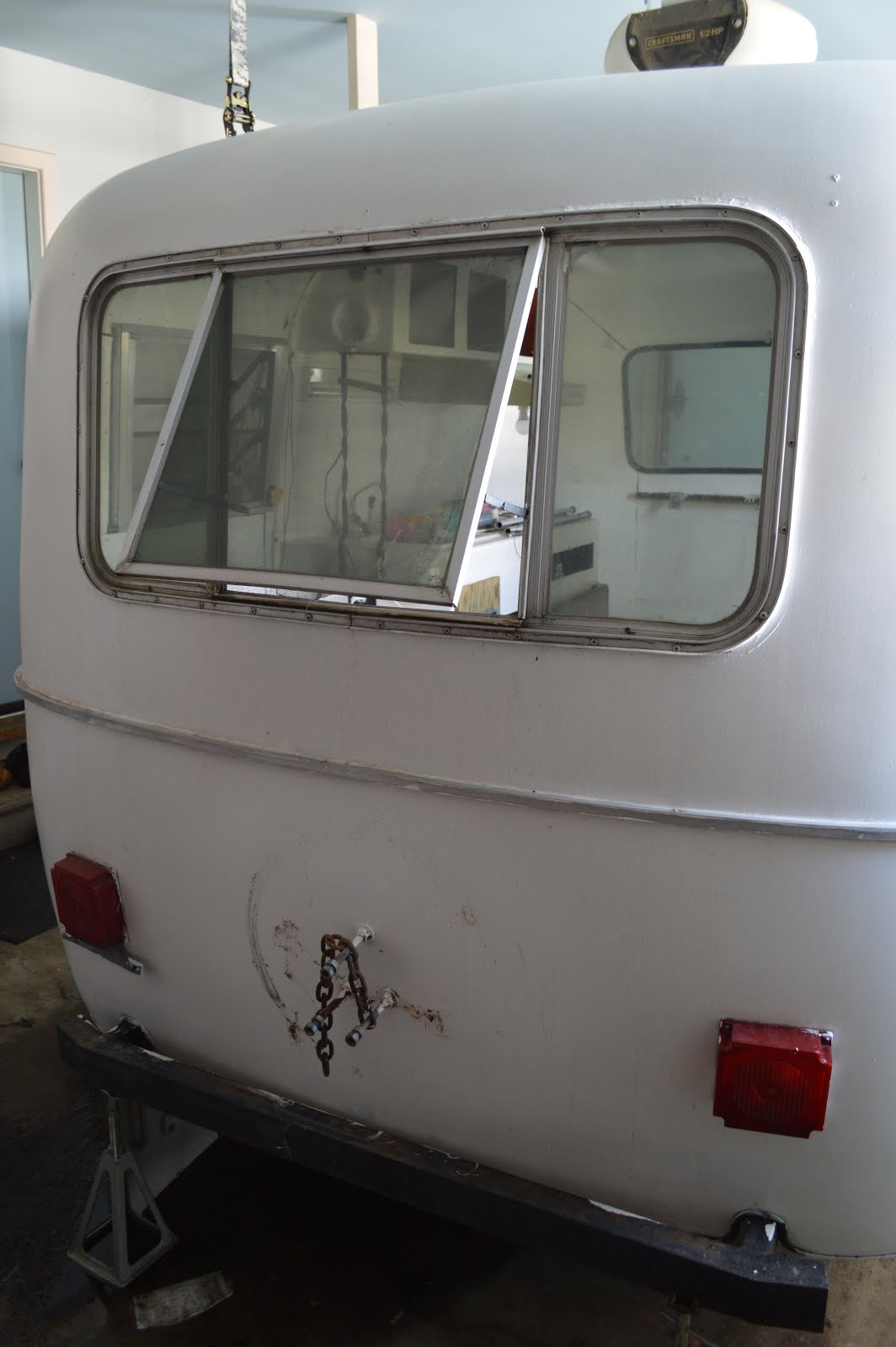 1975 Scamp Renovation Getting it home on 20 year old tires