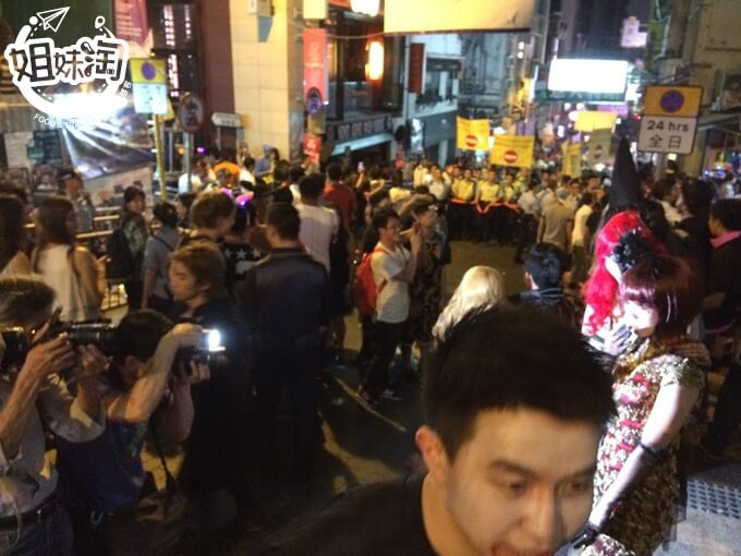 萬聖節服裝,香港蘭桂坊,香港中環萬聖節派對,