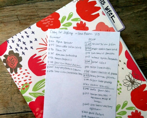 List of recipes to make from Cooking for Jeffrey ♥ KitchenParade.com