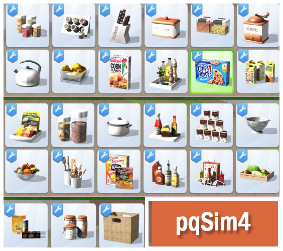 Sims 4 CC's The Best Pantry “Madison” by pqSim4