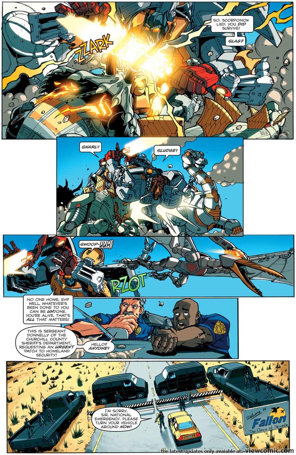 Transformers Maximum Dinobots #2A VF 2009 Stock Image