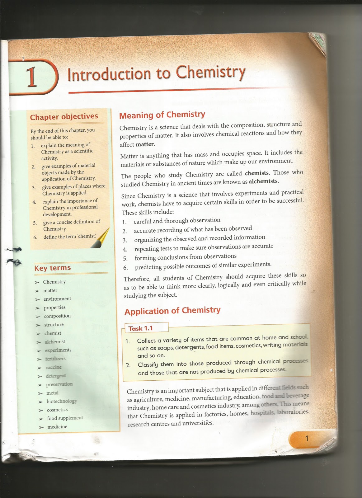 Chemistry Unit 1 Notes